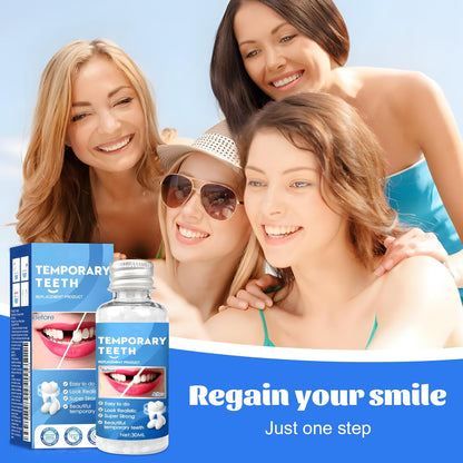 Provisorische Zahnfüllung Reparatur-Kit, Zahnersatz Selber Machen, 30ML Zahnfüllung Zahnzement, Zahnreparatur Perlen, Zahnreparatur-Kit Für Reparieren Fehlender Gebrochener Und Großer Zahnlücken