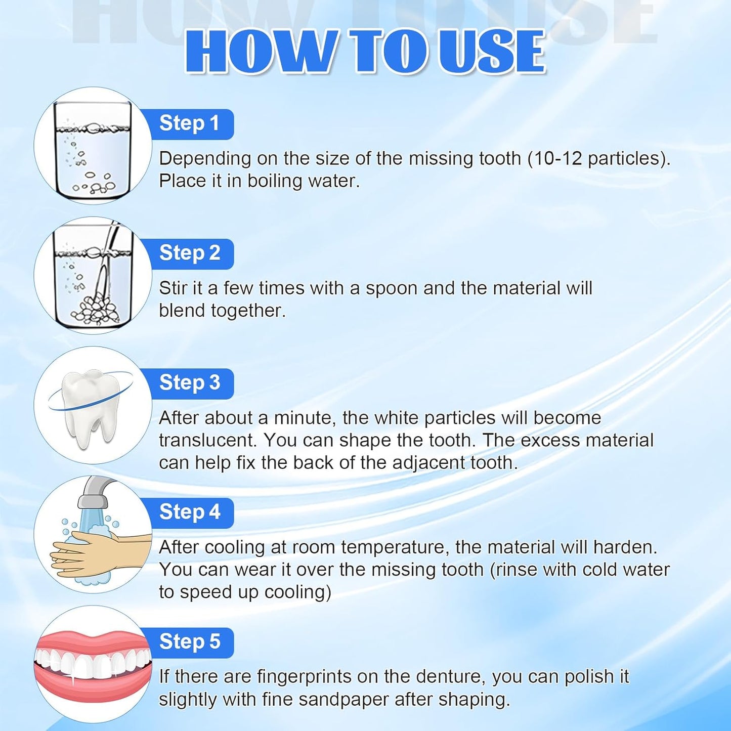 Provisorische Zahnfüllung Reparatur-Kit, Zahnersatz Selber Machen, 30ML Zahnfüllung Zahnzement, Zahnreparatur Perlen, Zahnreparatur-Kit Für Reparieren Fehlender Gebrochener Und Großer Zahnlücken