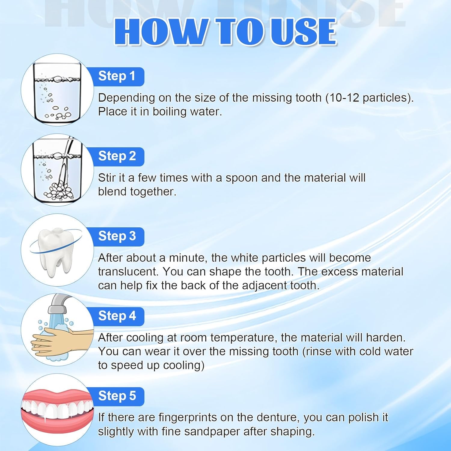 Provisorische Zahnfüllung Reparatur-Kit, Zahnersatz Selber Machen, 30ML Zahnfüllung Zahnzement, Zahnreparatur Perlen, Zahnreparatur-Kit Für Reparieren Fehlender Gebrochener Und Großer Zahnlücken