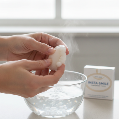 Proceso de moldeo de dientes temporales